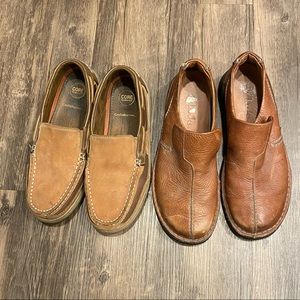 2 pairs of Mens Size 9 Slip on Shoes